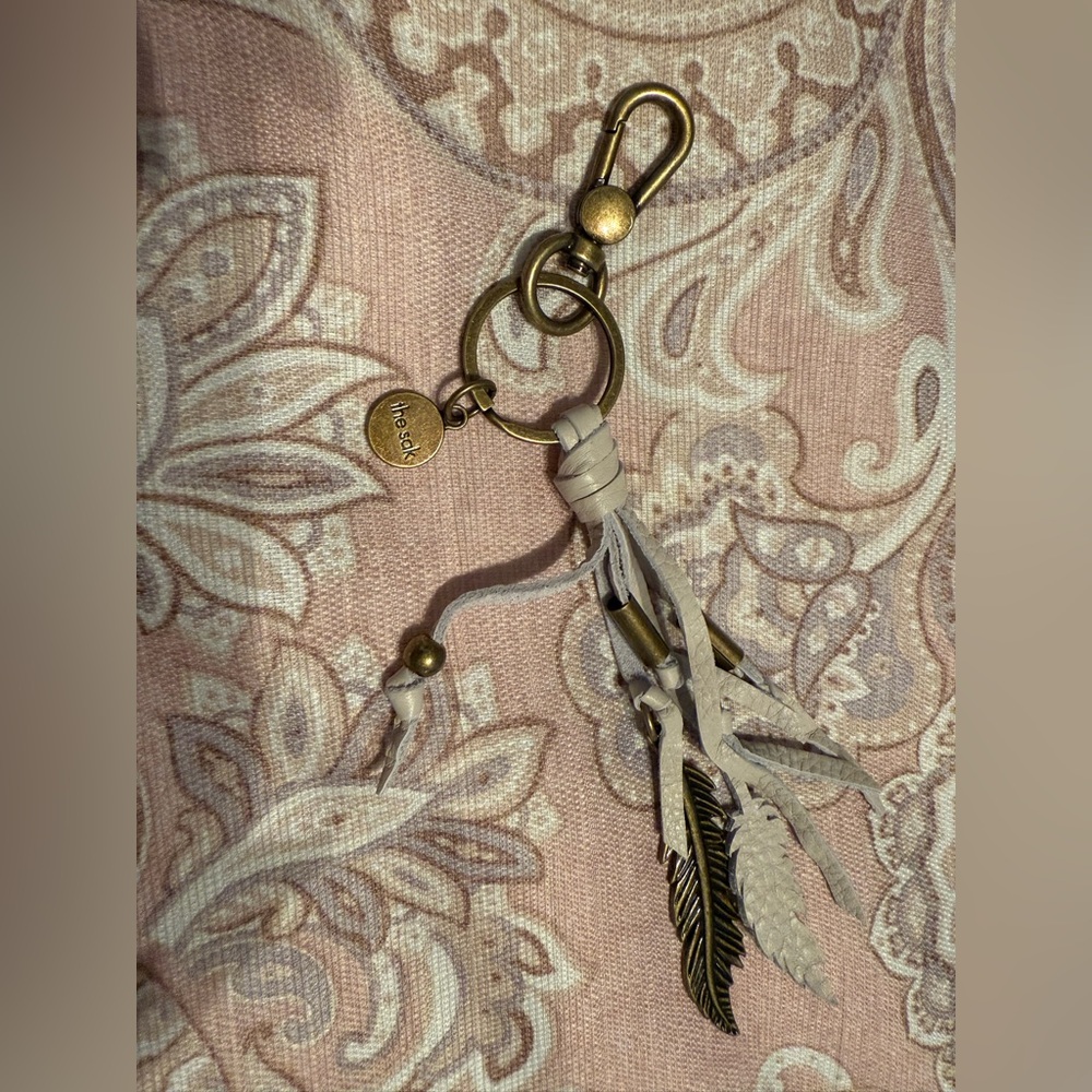 The Sak Boho Feather Keychain with Tassels - Picture 3 of 3